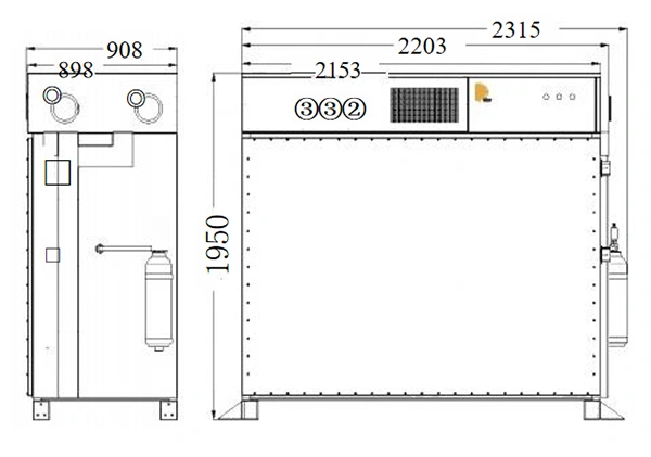 نظام تخزين الطاقة الاحتياطية (600-876VDC)